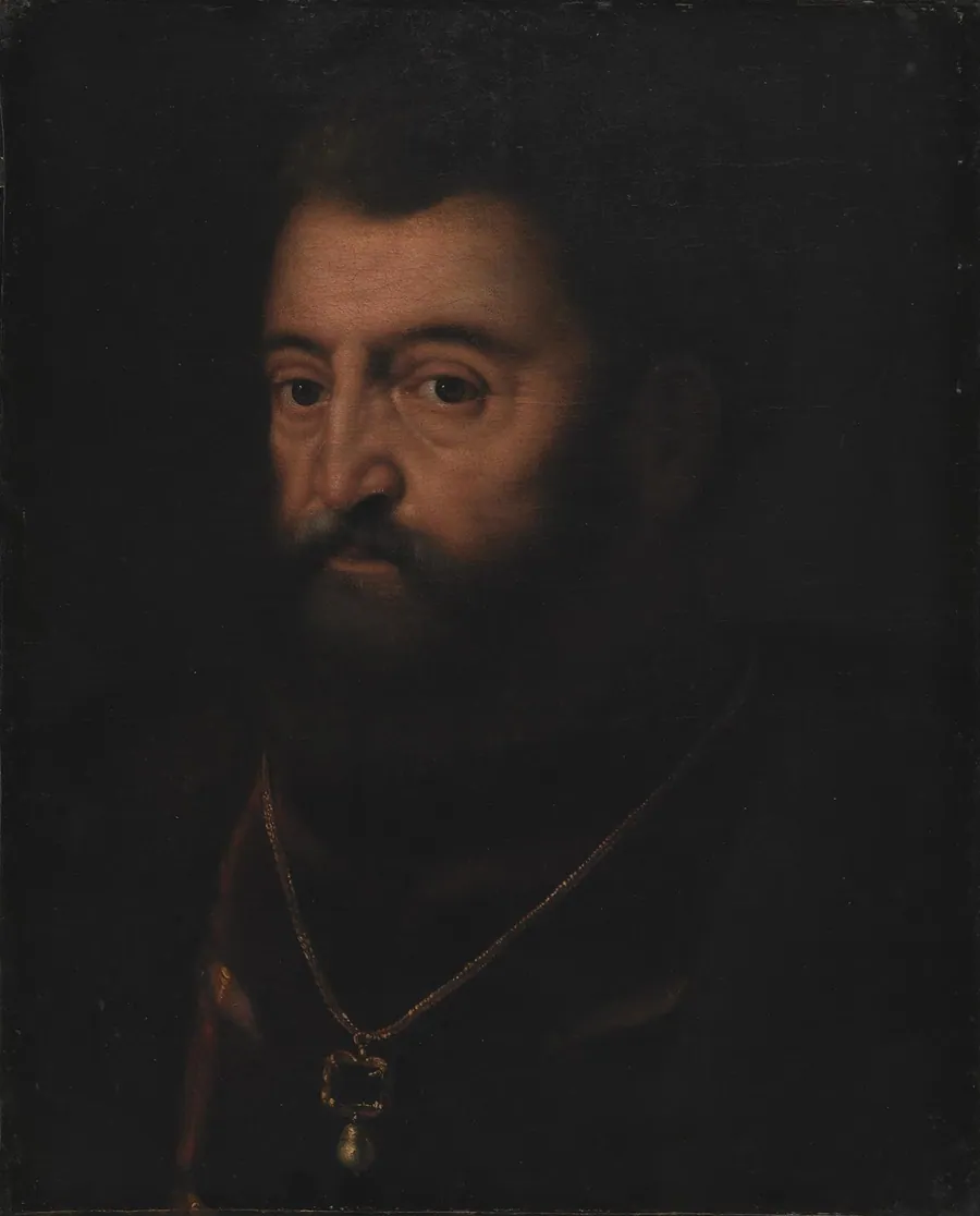 Portræt af Alfonso I d'Este af Ferrara by Ubekendt