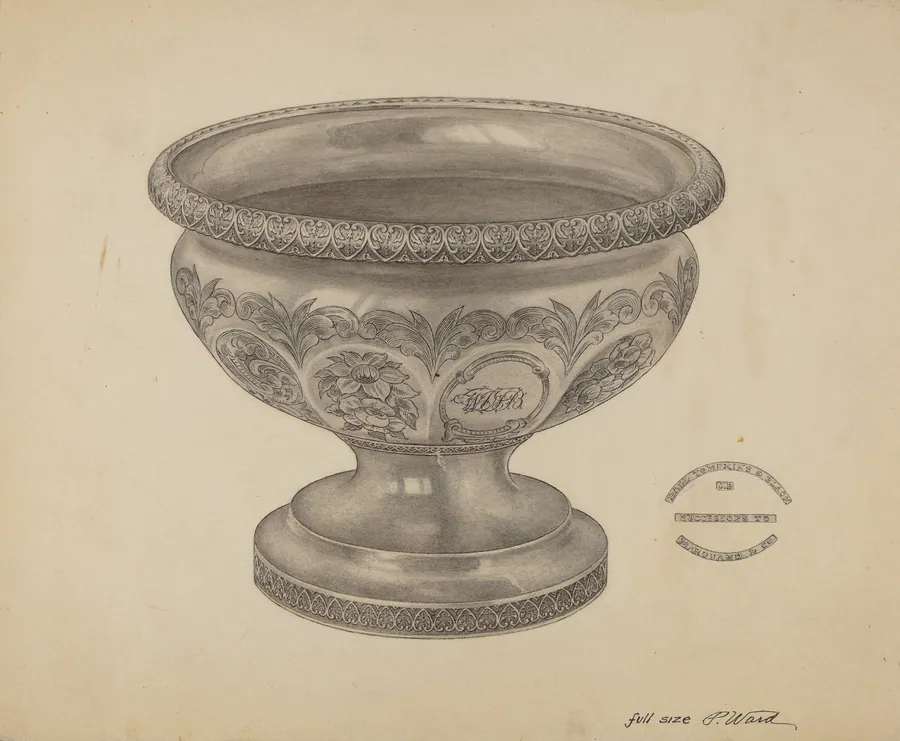 Silver Christening Bowl by Paul Ward