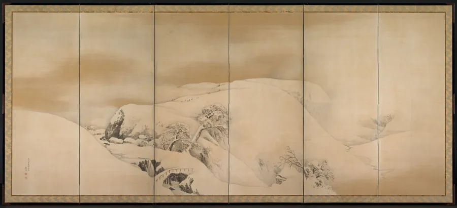 Winter Day by Maruyama Ōkyo