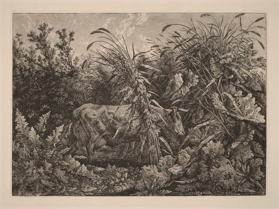 The Cow in the Swamp by Carl Wilhelm Kolbe