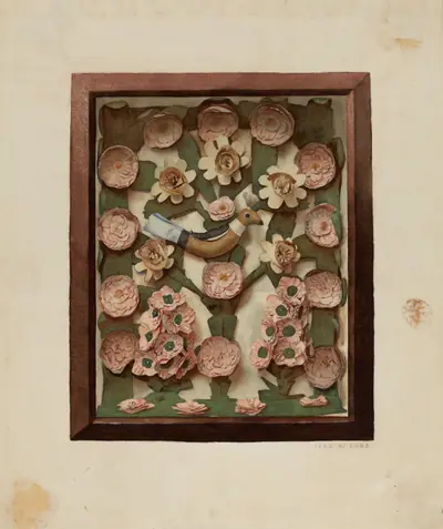 Valentine in Shadow Box