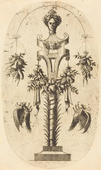 Woman's Head on a Pedestal