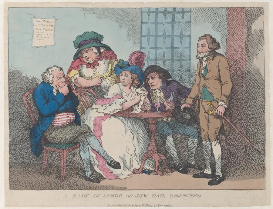 A Lady in Limbo, or Jew Bail Rejected by S. W. Fores