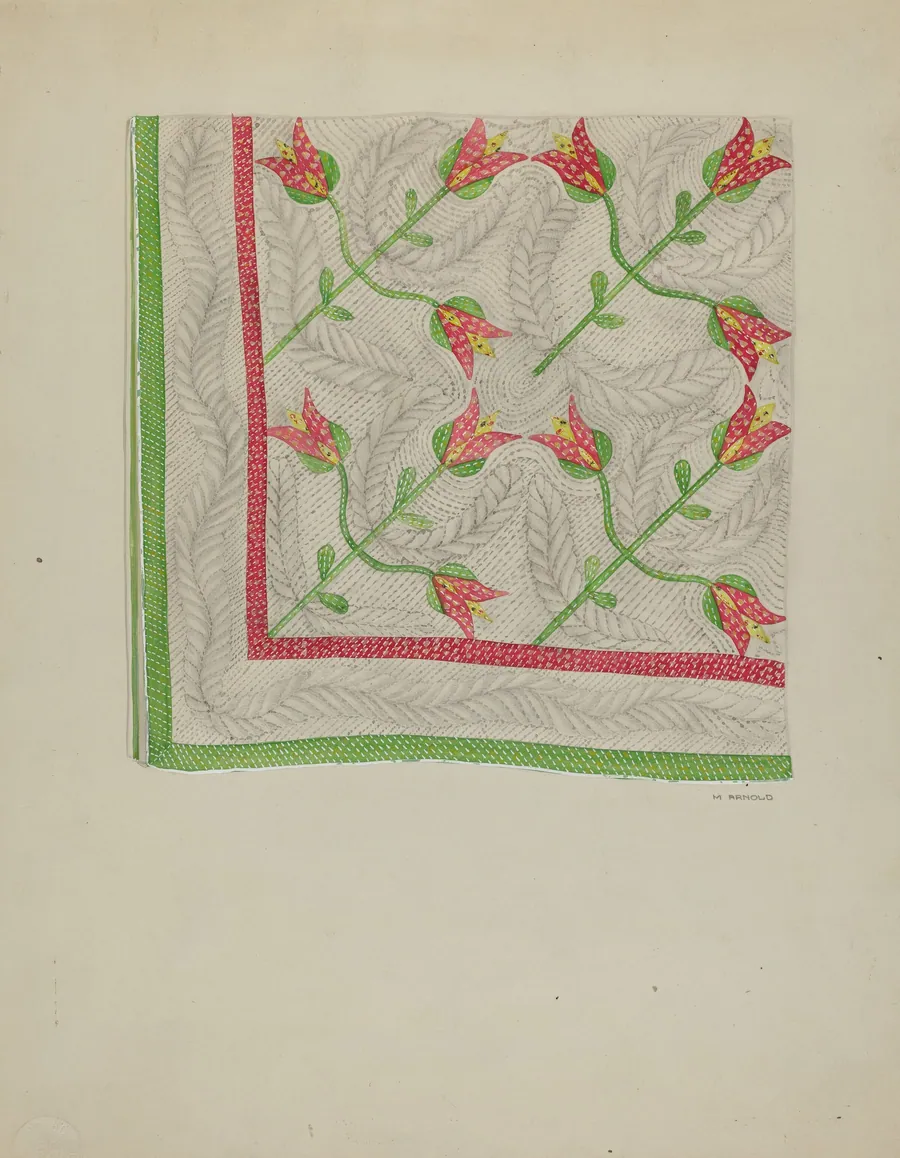 Applique Quilt by Madeline Arnold