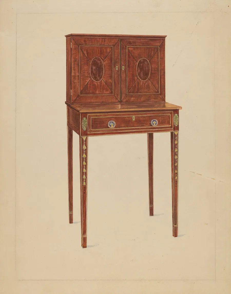 Lady's Writing Cabinet by American 20th Century