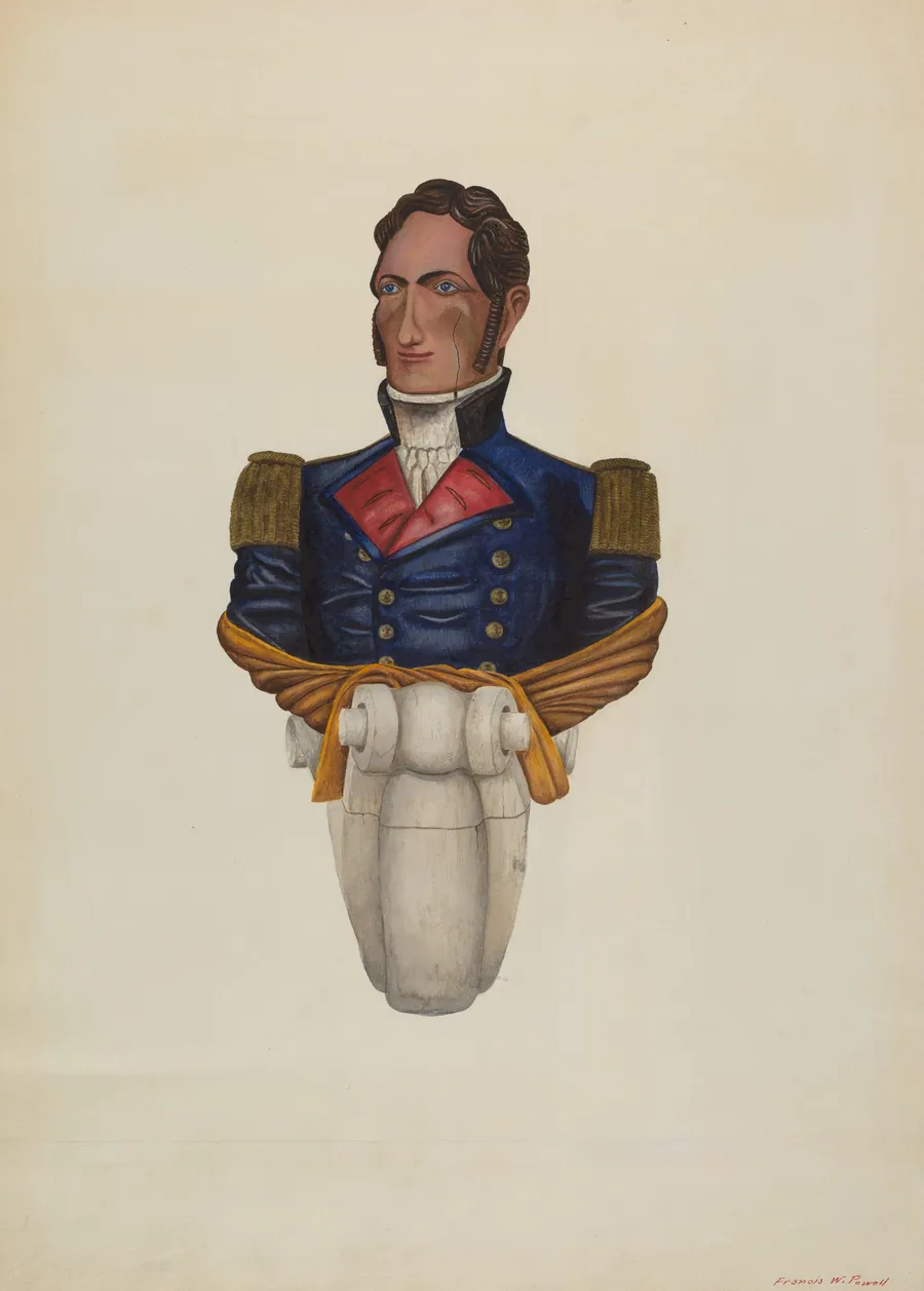 "Commodore Morris" Figurehead by F.W. Powell