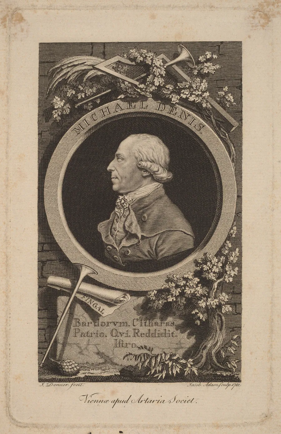 Johann-Michael Denis by Jacob Adam