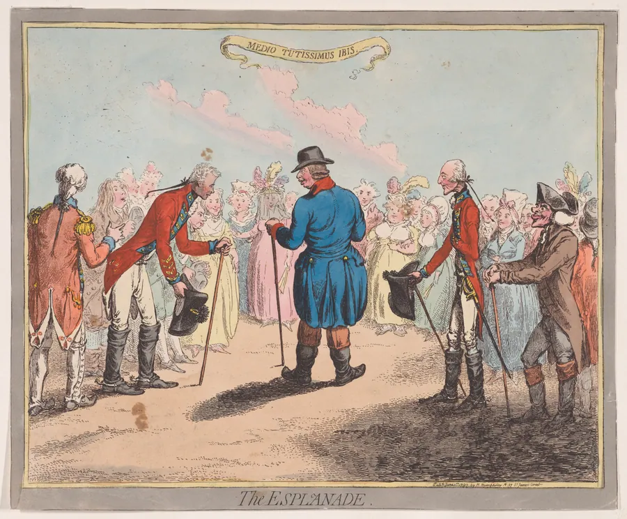 The Esplanade by James Gillray