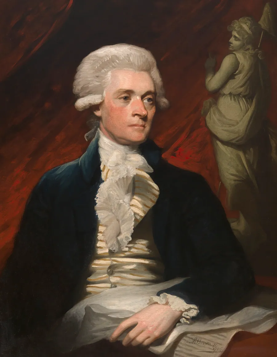 Thomas Jefferson by Mather Brown, 7 Oct 1761 - 25 May 1831