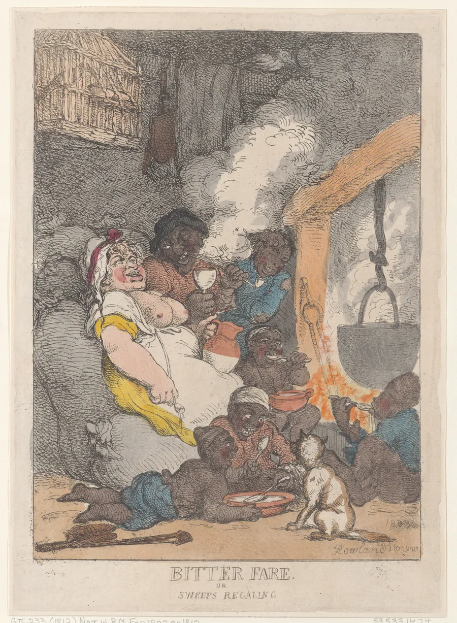 Bitter Fare or Sweeps Regaling by Thomas Rowlandson