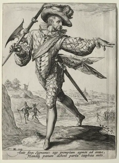 Officers and Soldiers of the Bodyguard of Emperor Rudolf II: Sergeant