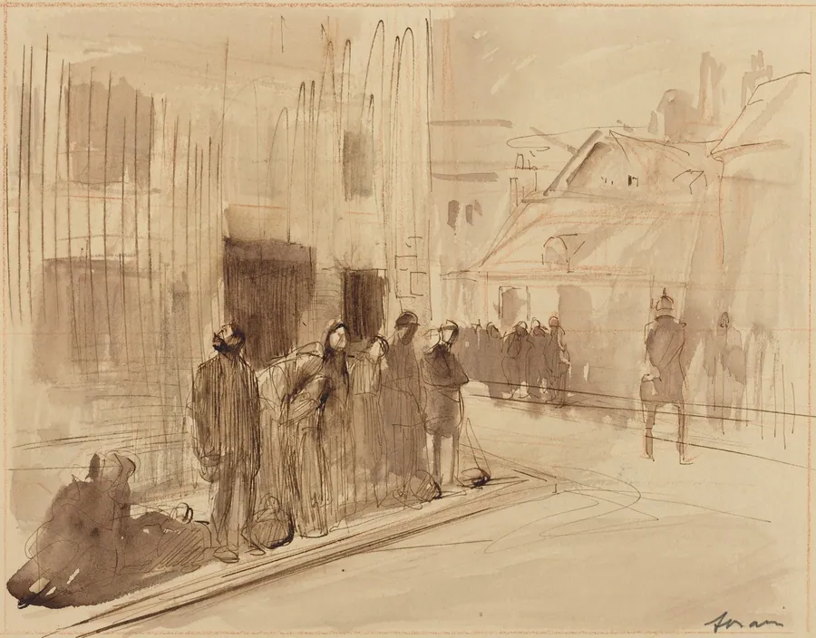 En esclavage by Jean-Louis Forain