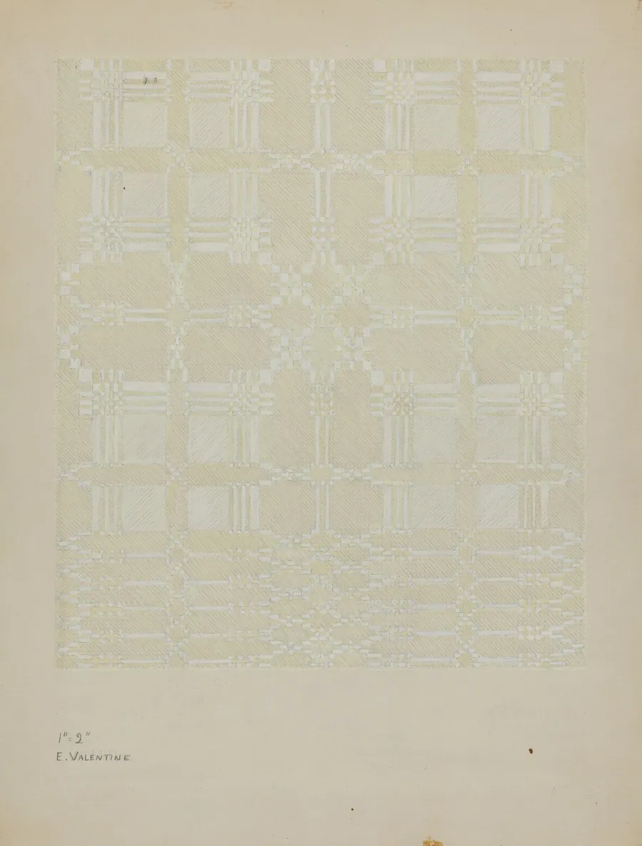 Coverlet by Elizabeth Valentine