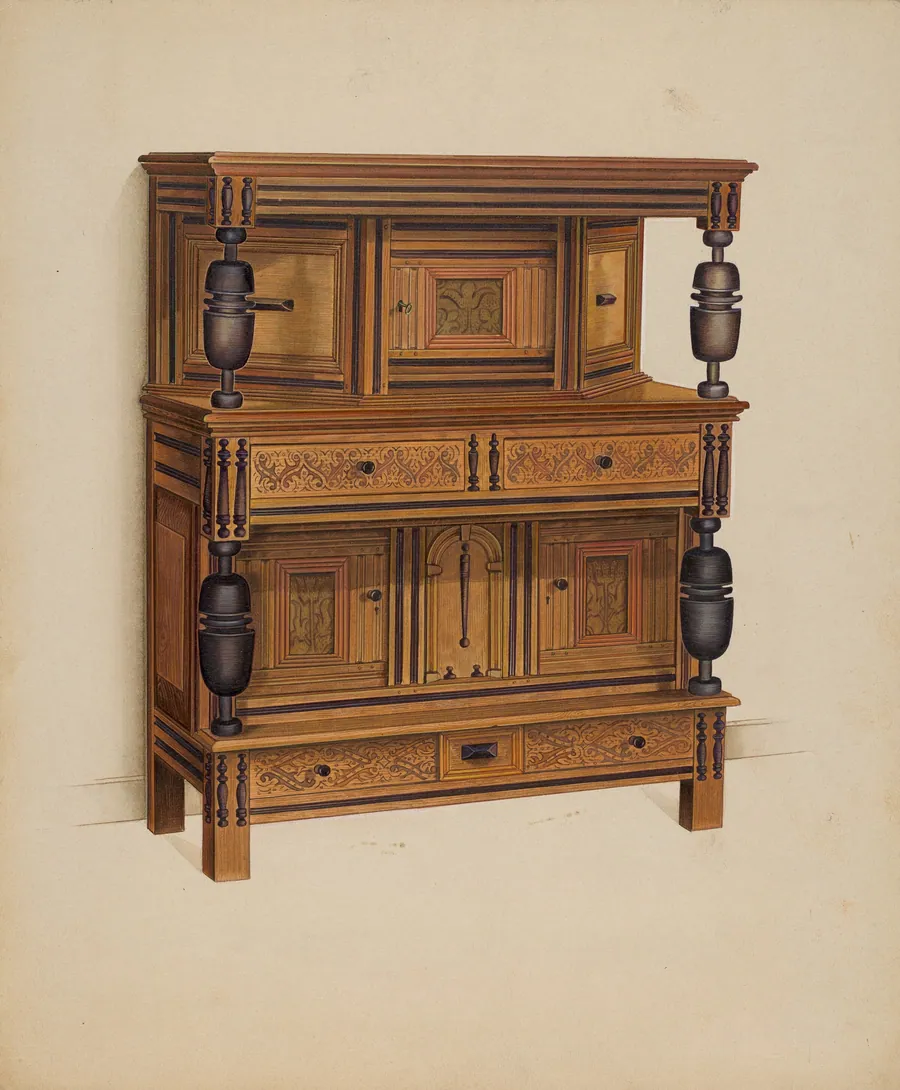 Press Cupboard by Anne Ger