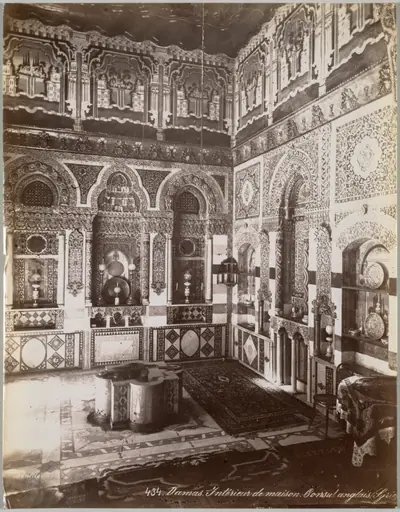 Damas. Intérieur de Maison. Consul Anglais (Syrie)