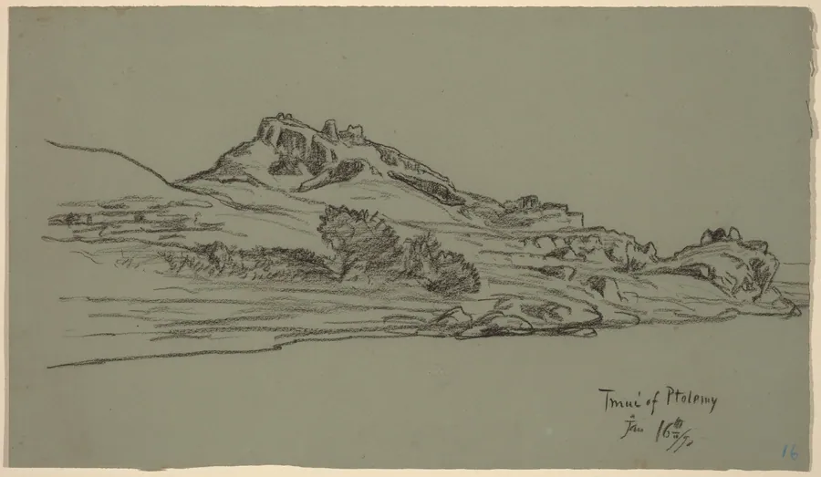 Nile Journey, Tmui of Ptolemy by Elihu Vedder