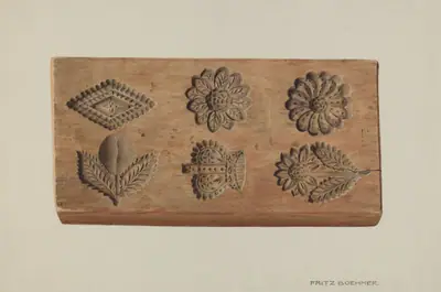 Pa. German Springerle Board
