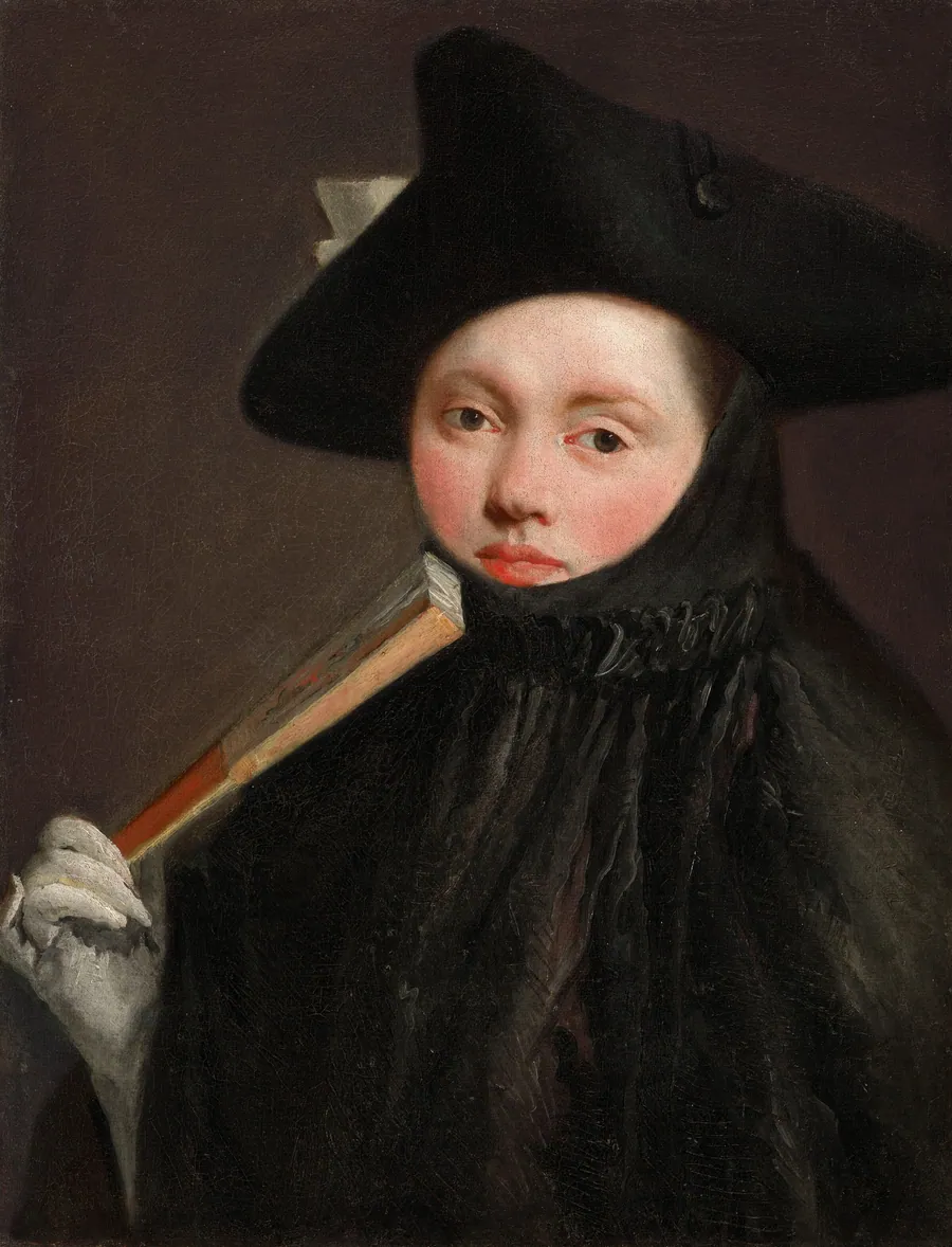 Young Lady in a Tricorn Hat by Giovanni Battista Tiepolo