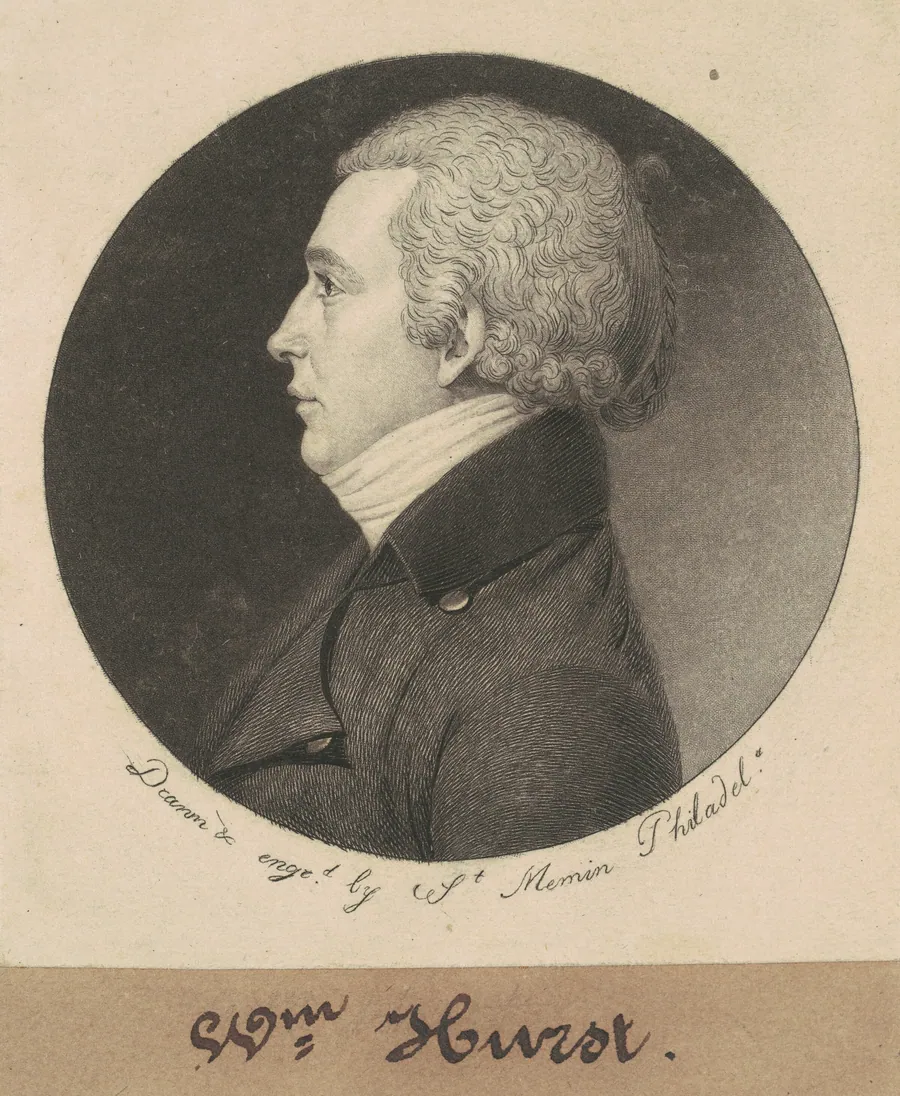 Jonathan Harvey Hurst by Charles B. J. Févret de Saint-Mémin