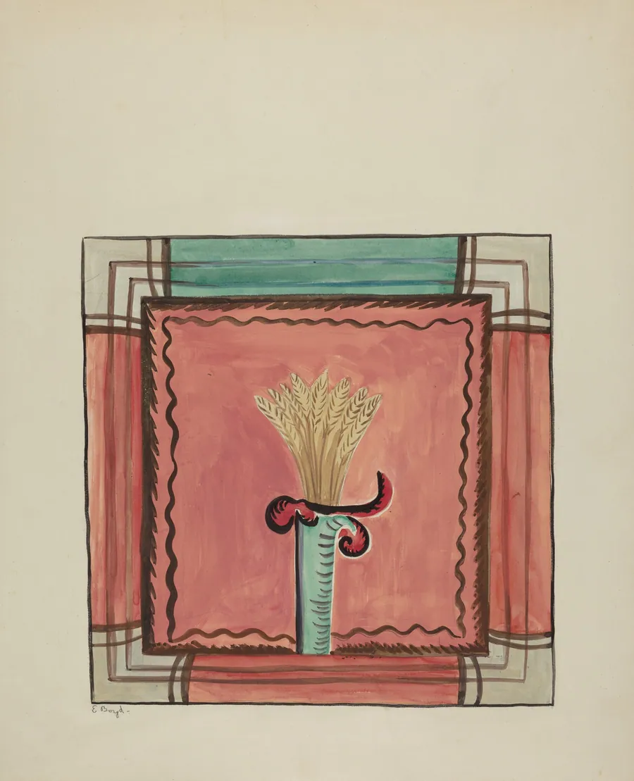 Companion Panel from Main Reredos, Church of Sanctuario, Chimayo by E. Boyd