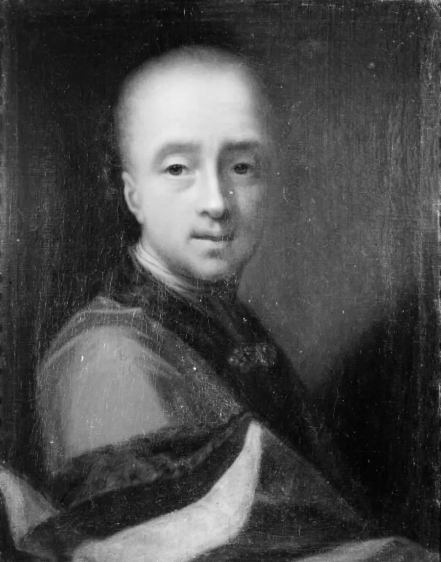 Portræt af en midaldrende mand by Jacob d' Agar