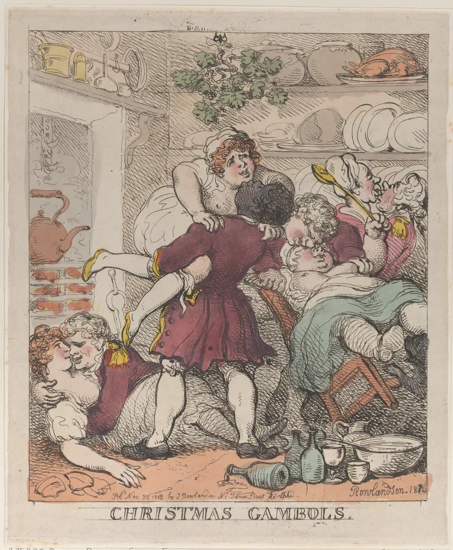 Christmas Gambols by Thomas Rowlandson
