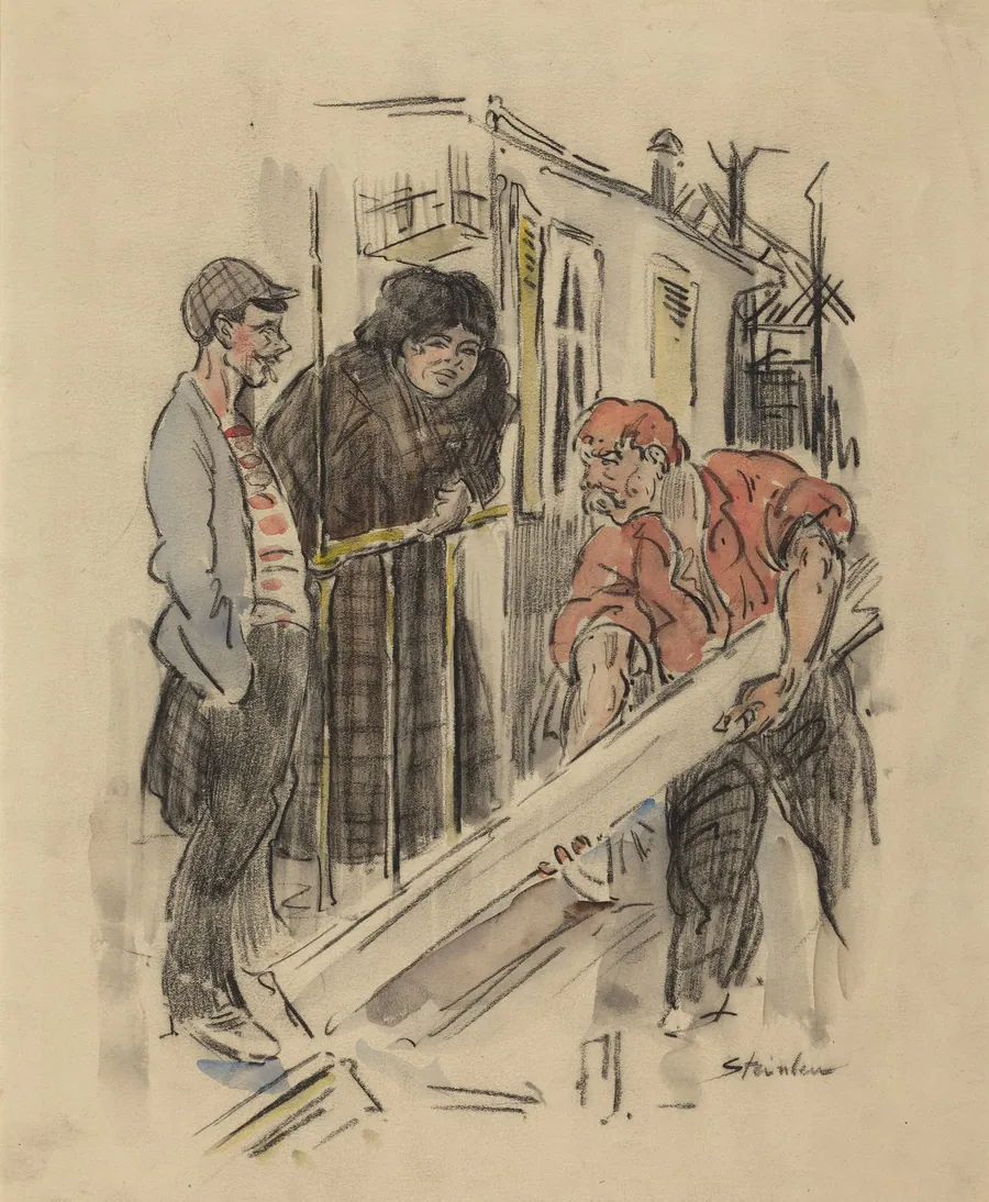 Gossips by Théophile Alexandre Steinlen