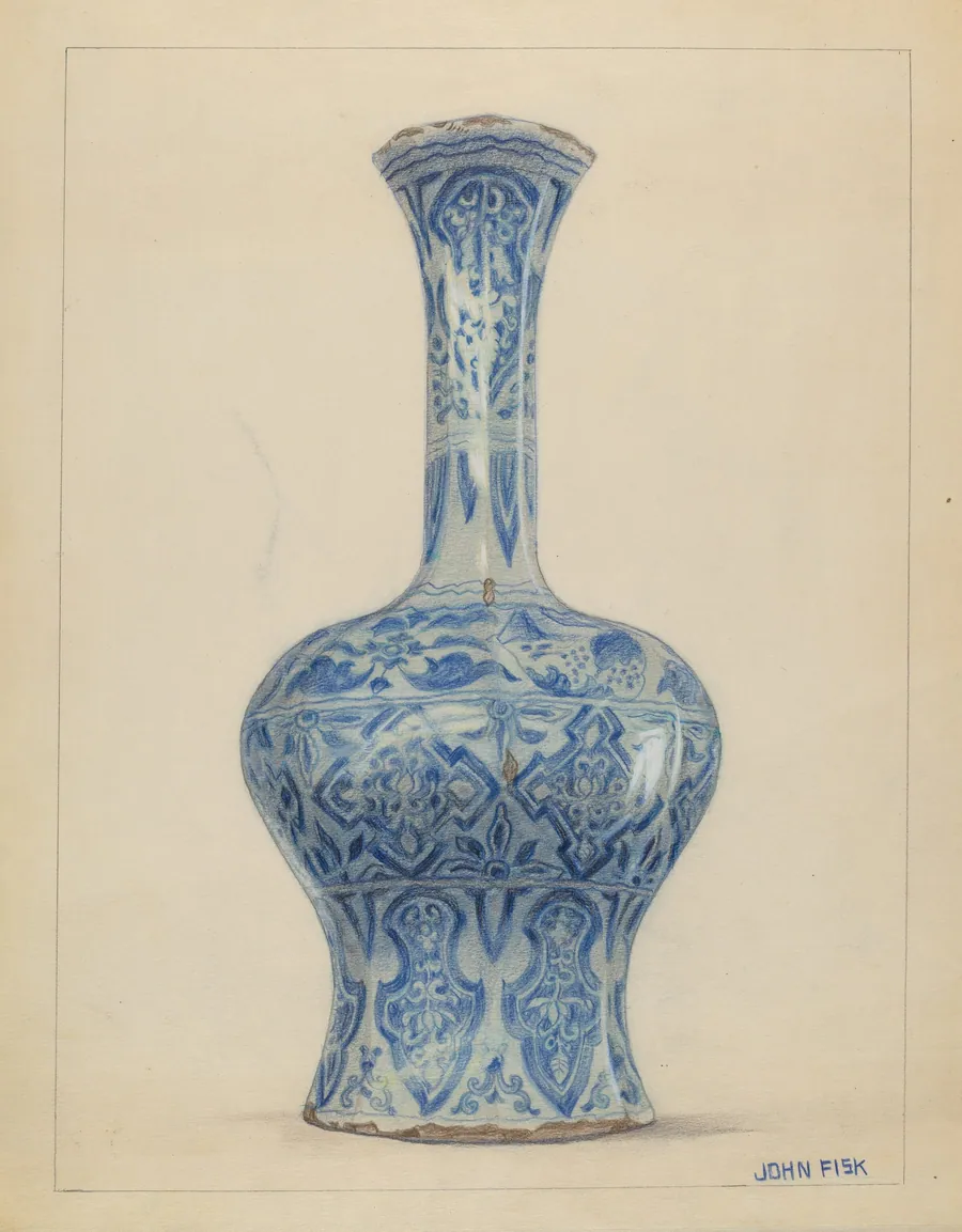 Porcelain Vase by John Fisk