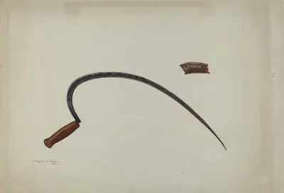 Wrought Iron Sickle