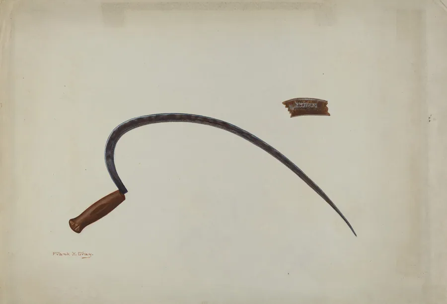 Wrought Iron Sickle by Frank Gray