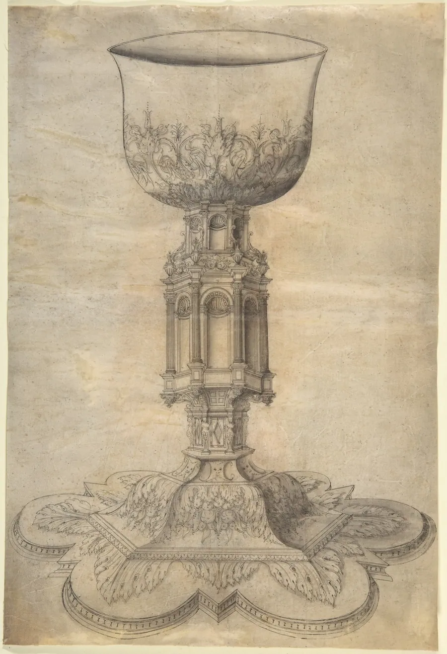 Design for a Chalice by Anonymous, Netherlandish, late 16th century