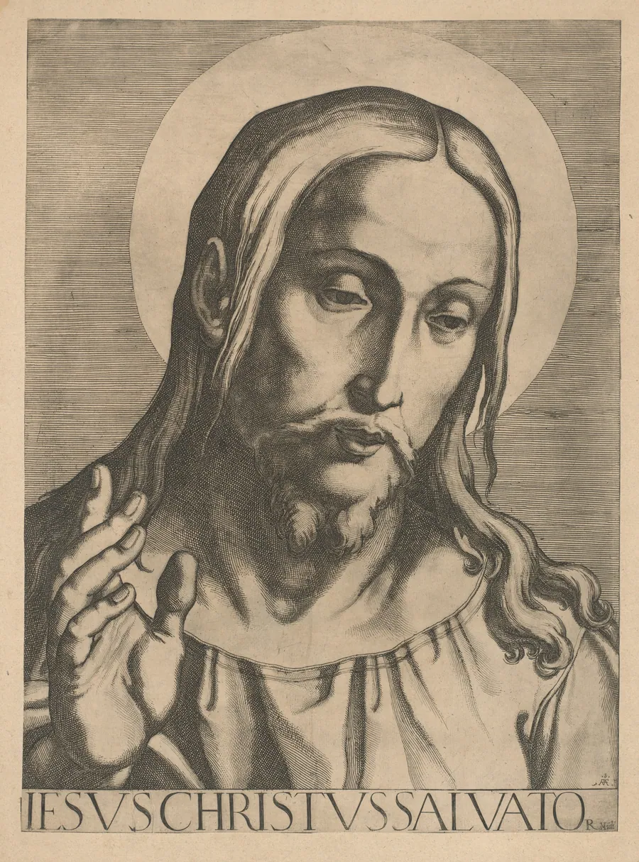 Bust of Christ by Raffaello Schiaminossi