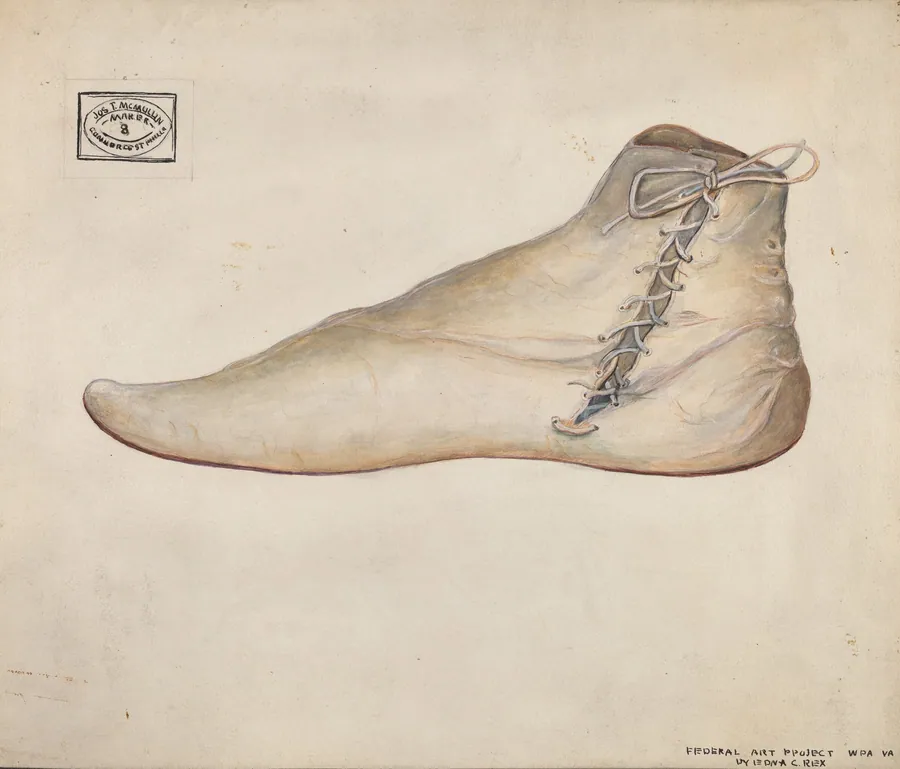 Wedding Shoe by Edna Crenshaw Rex