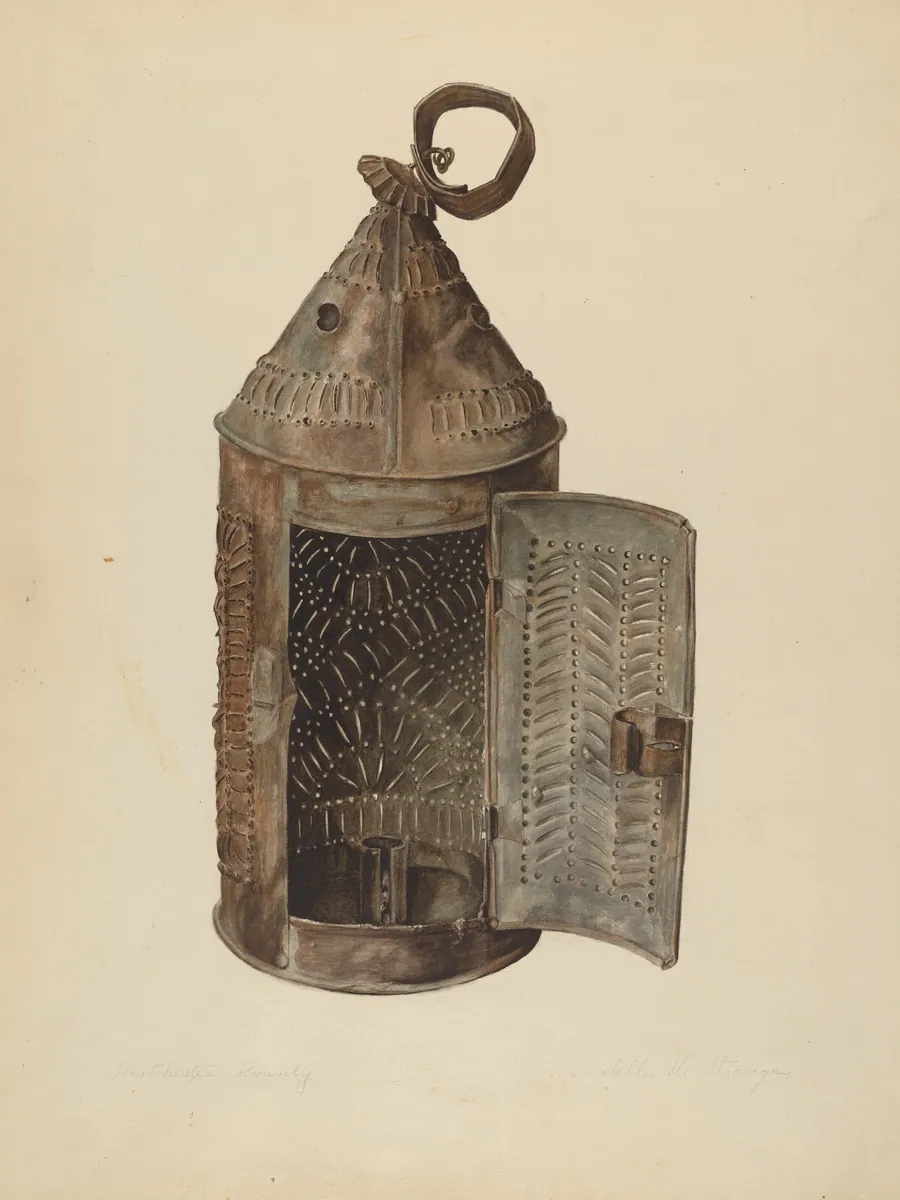 Sheet Iron Lantern by Isabelle De Strange