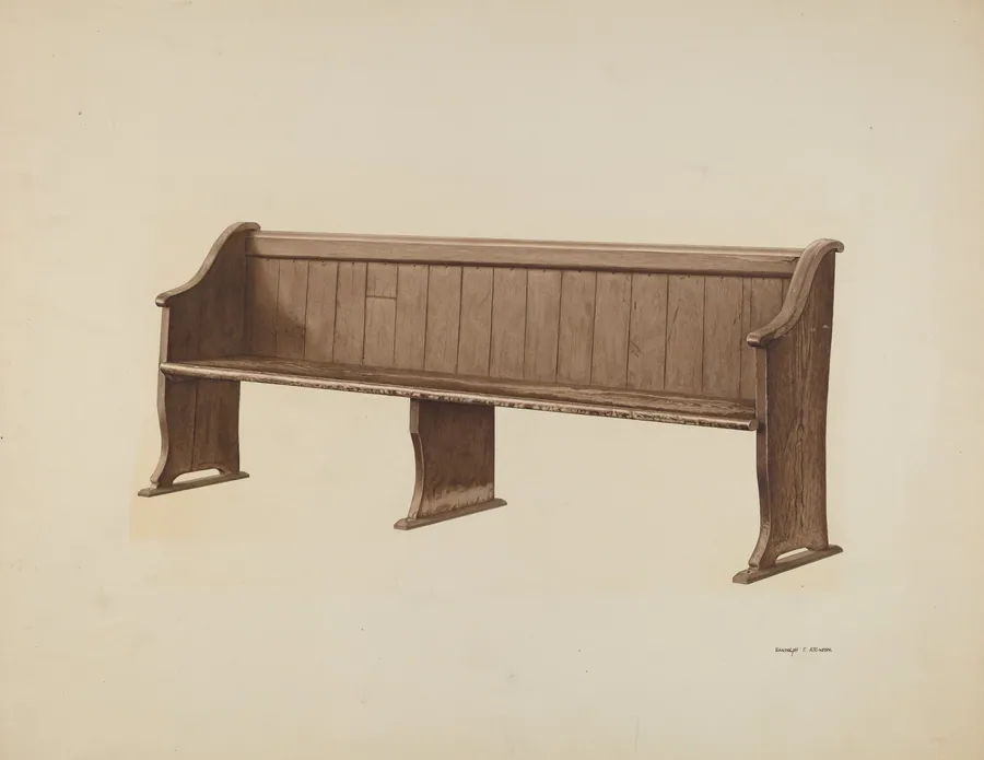 Church Pew by Randolph Atkinson