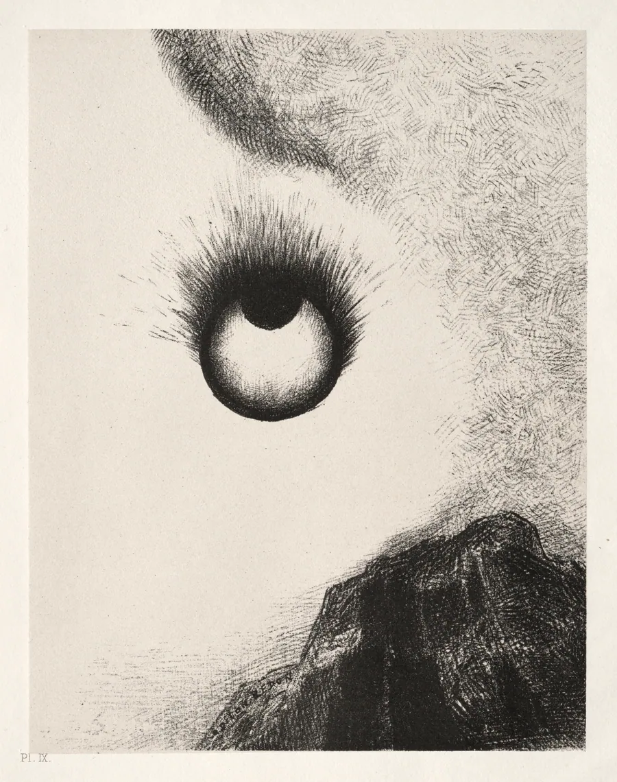 Everywhere Eyeballs are Aflame by Odilon Redon
