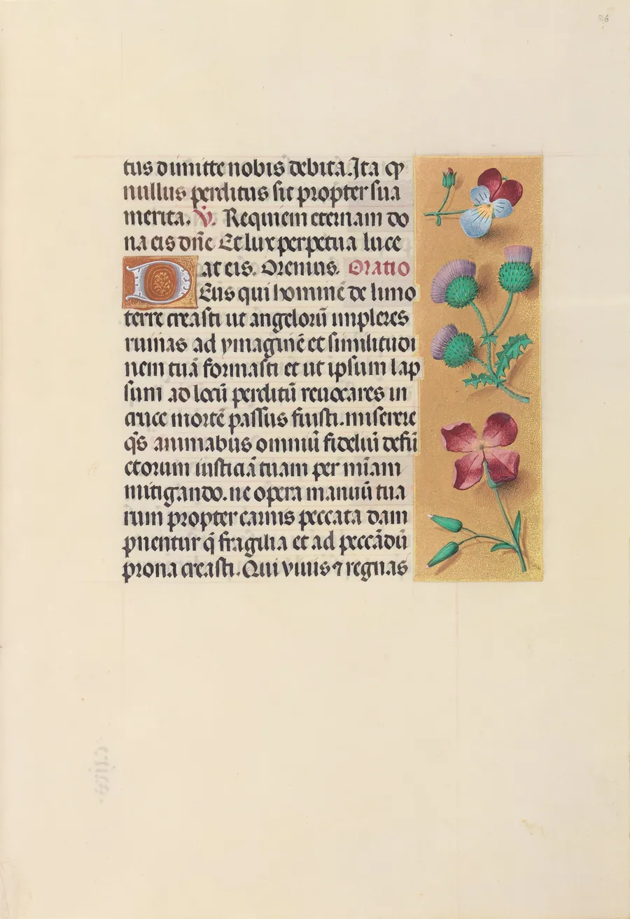Hours of Queen Isabella the Catholic, Queen of Spain:  Fol. 26r by Master of the First Prayerbook of Maximillian