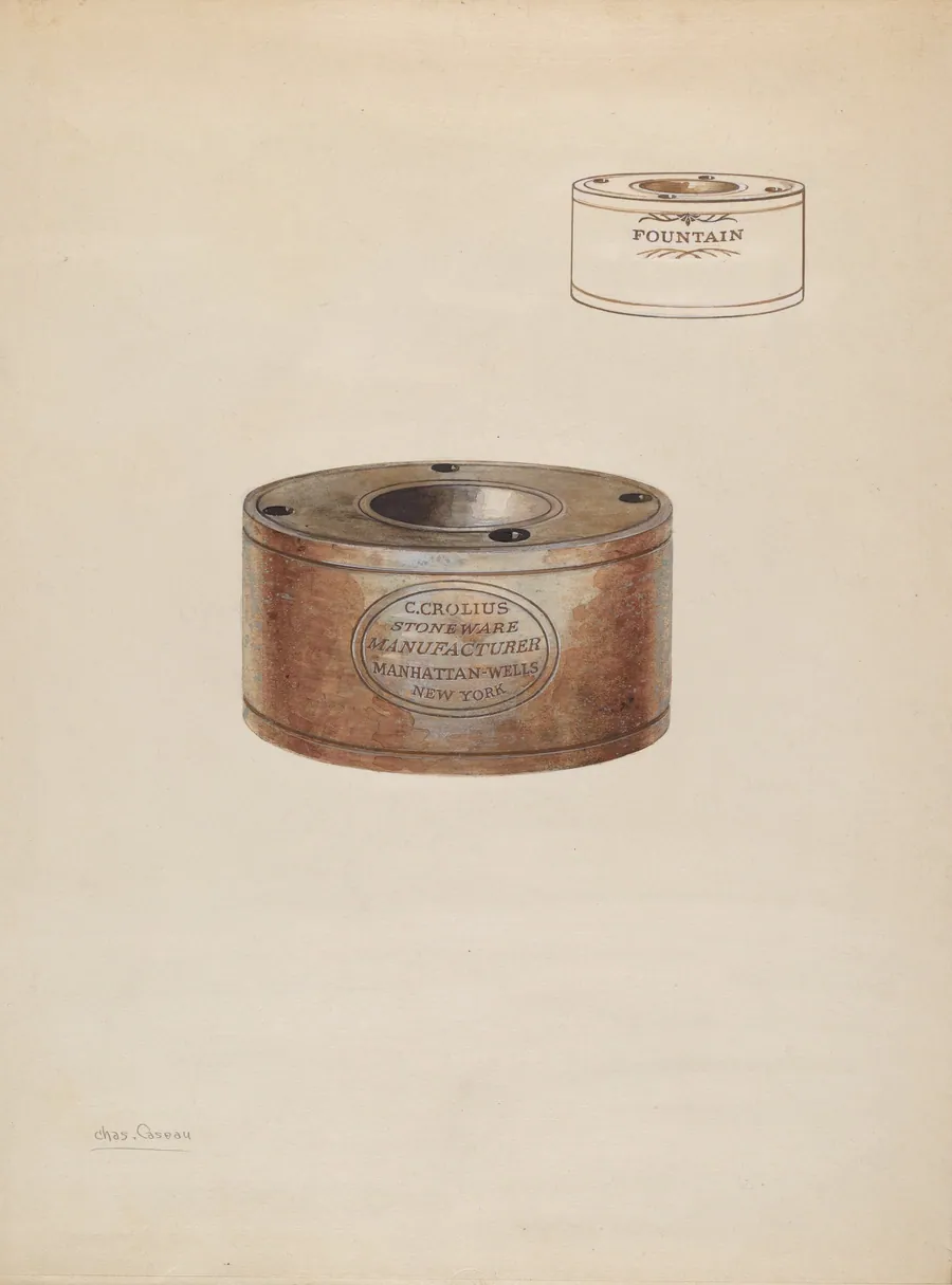 Inkwell by Charles Caseau