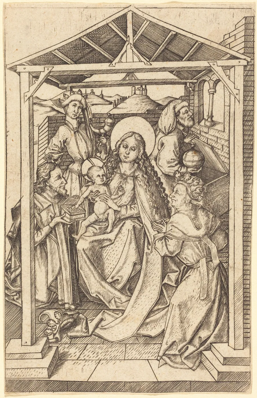 The Adoration of the Magi by Master E.S.