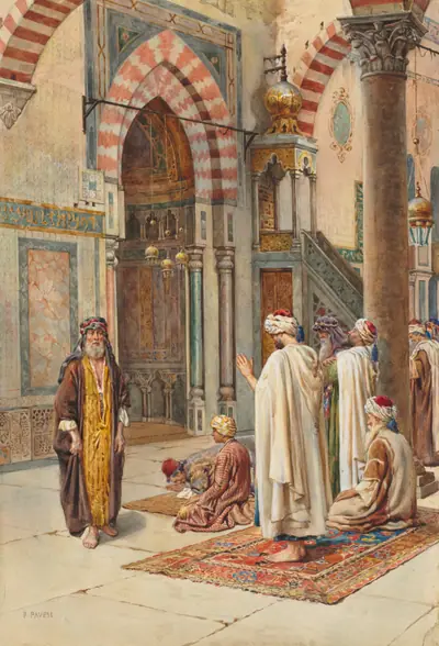 Moslems at Prayer
