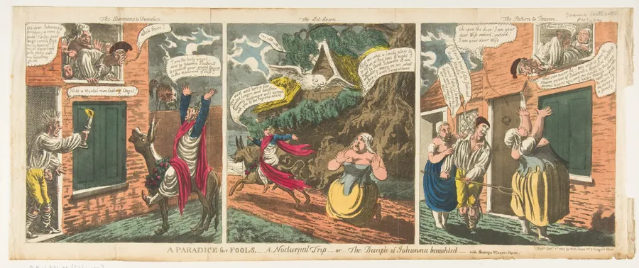 A Paradice [sic] for Fools–A Nocturnal Trip–or–The Disciple of Johanna benighted–vided Scourge No. XXXVI, page 510 by Charles Williams