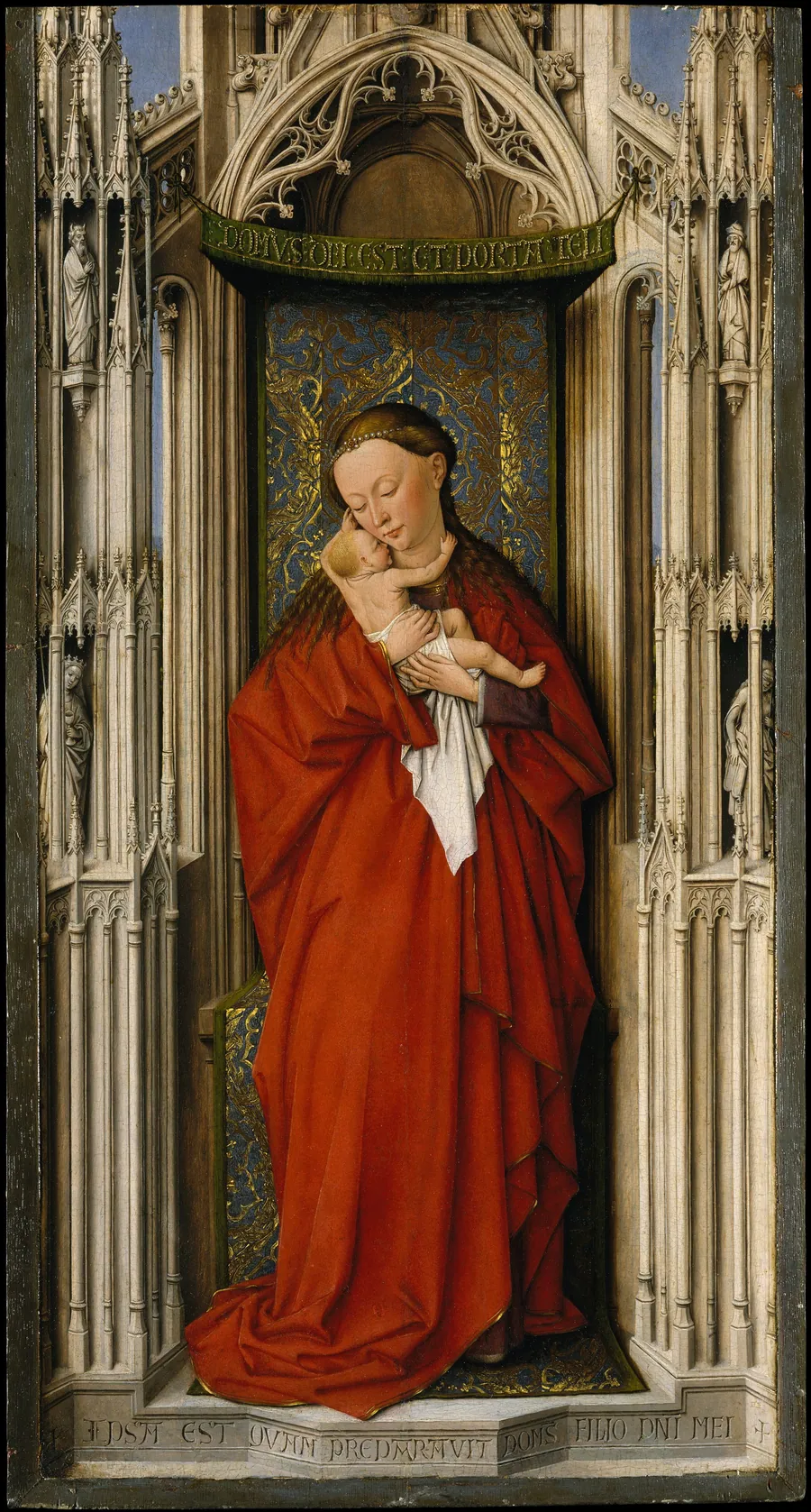 Virgin and Child in a Niche by Netherlandish Painter