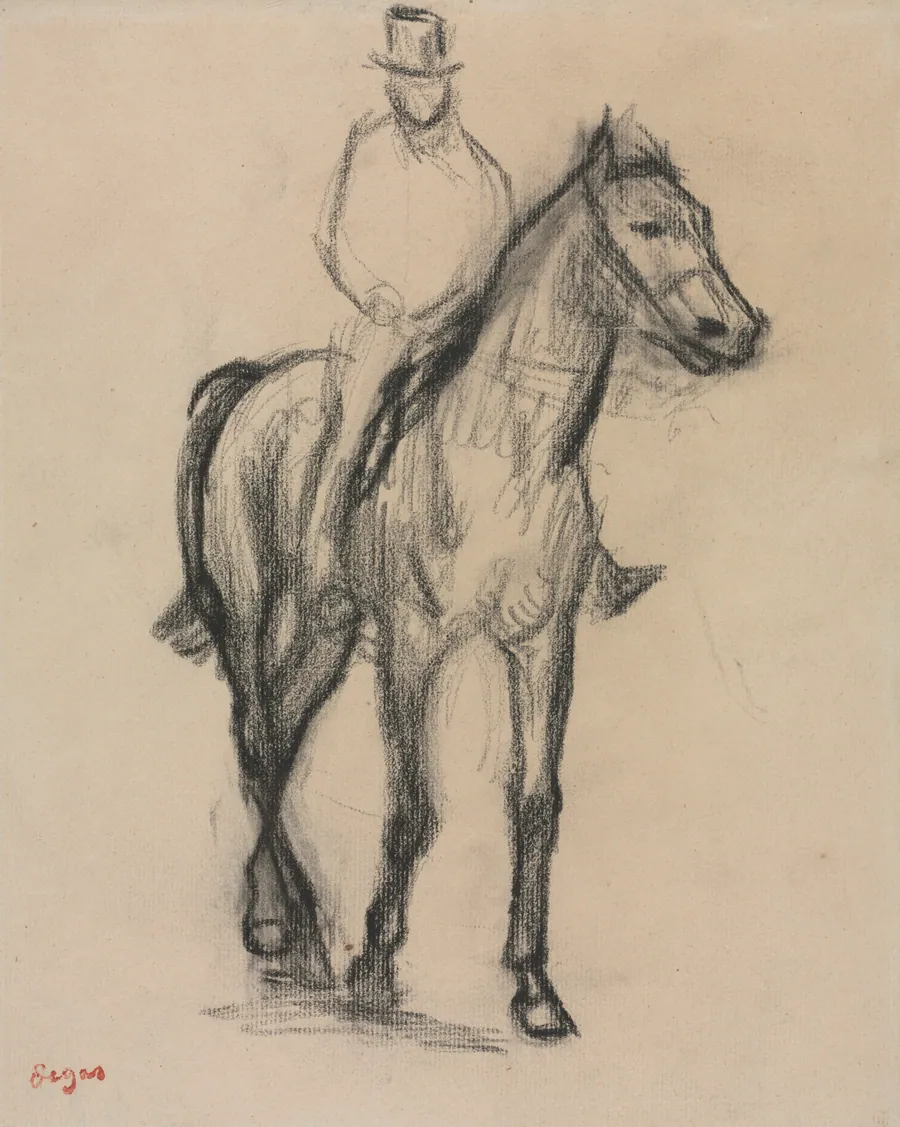 Horse and Rider by Edgar Degas