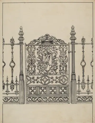 Cast Iron Gate