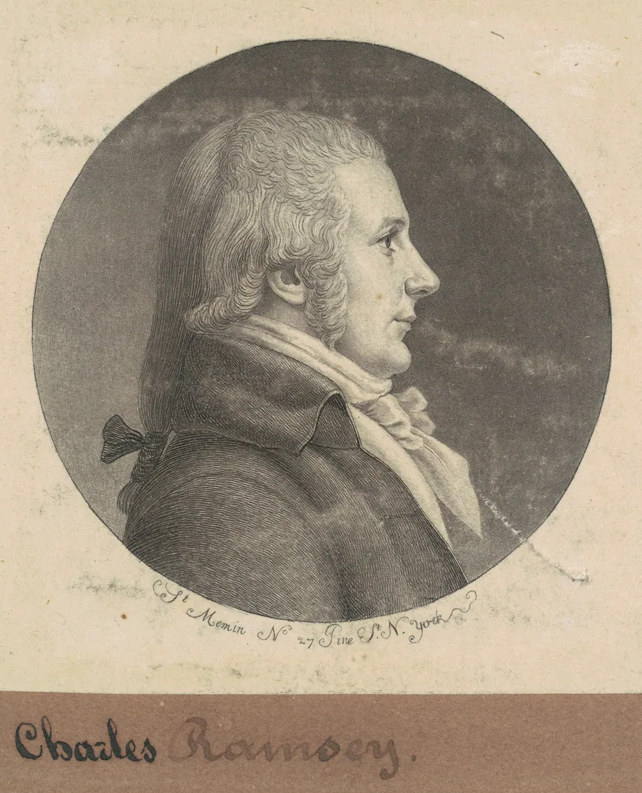 Charles Ramsay by Charles B. J. Févret de Saint-Mémin