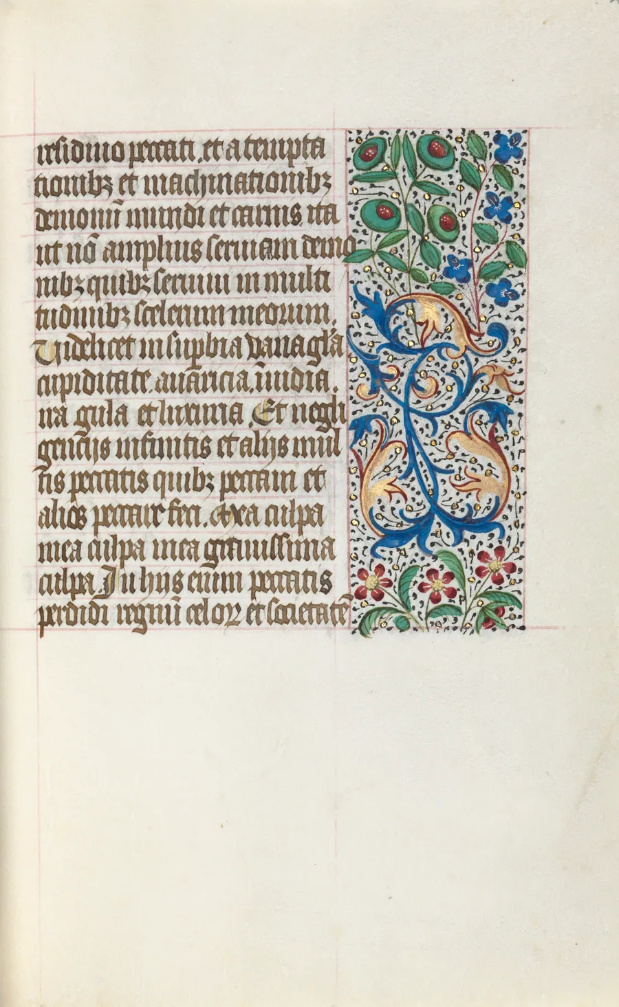 Book of Hours (Use of Rouen): fol. 25r by Master of the Geneva Latini