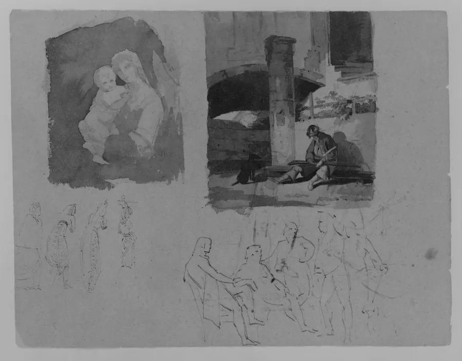 Portrait of Man (from Sketchbook) by Thomas Sully