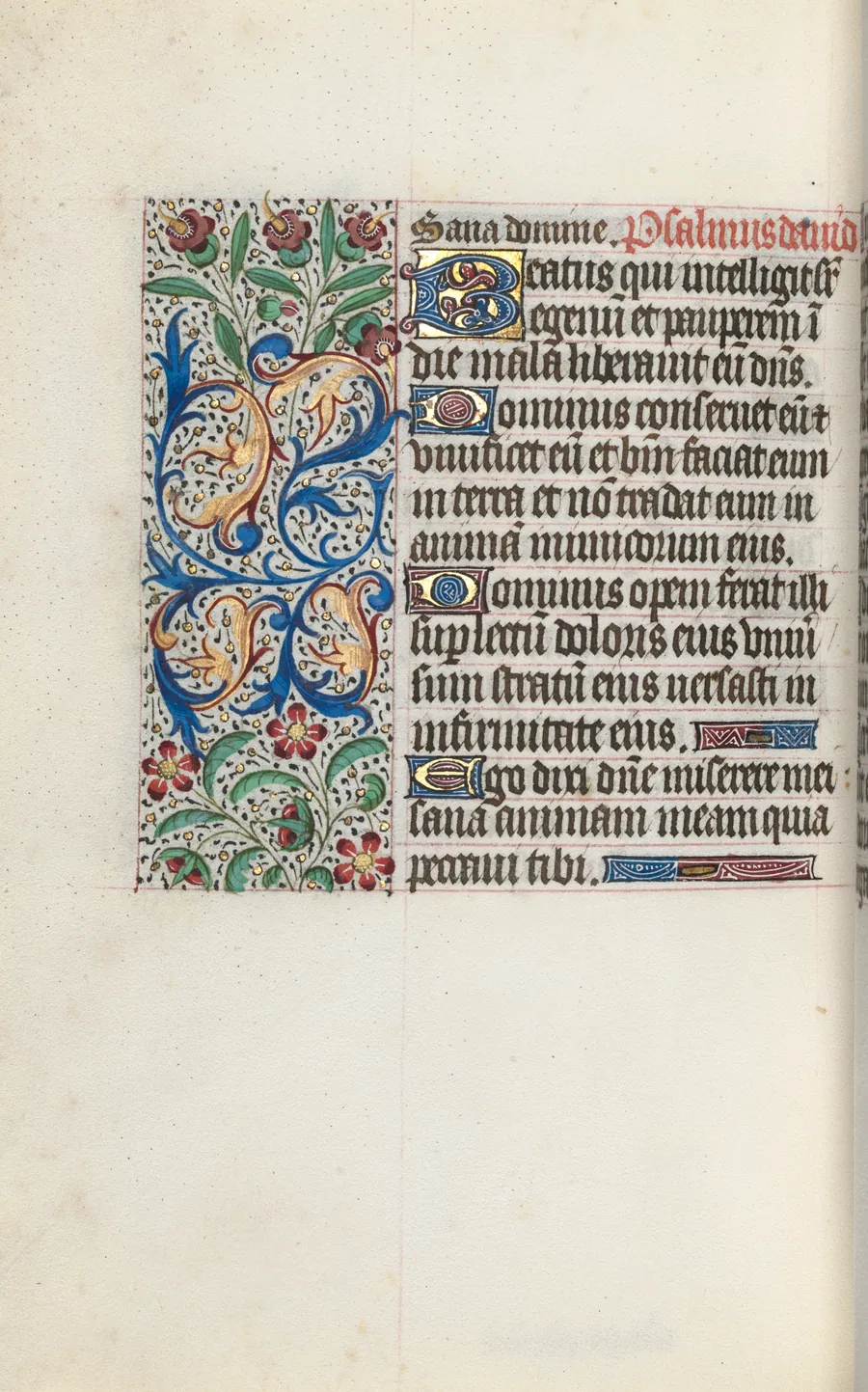 Book of Hours (Use of Rouen): fol. 127v by Master of the Geneva Latini