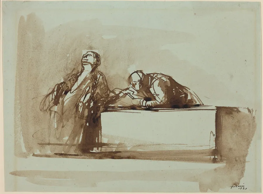 Men of Justice by Jean-Louis Forain