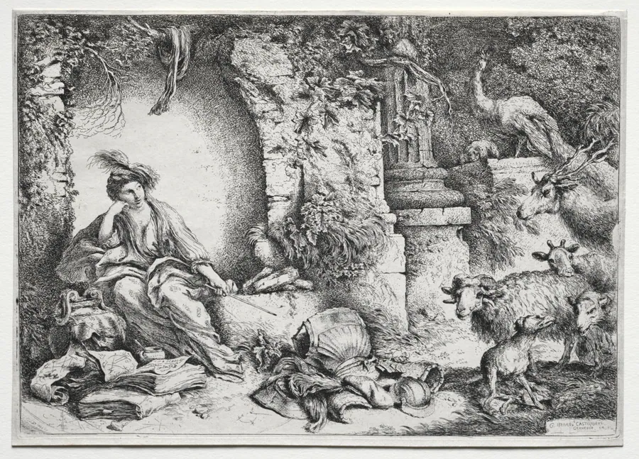 La Mèlancolie by Giovanni Benedetto Castiglione